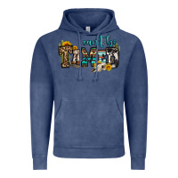 Vintage Denim can't be tamed bull skull Vintage Hoodie - OliviaCreatesArt