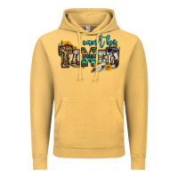 Vintage Mustard can't be tamed bull skull Vintage Hoodie - OliviaCreatesArt