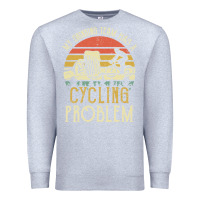 Heather Grey my drinking team has a cycling problem cotton t shirt funny dad gift c Premium Sweatshirt - longCreatives