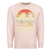 Pale Pink my drinking team has a cycling problem cotton t shirt funny dad gift c Premium Sweatshirt - longCreatives