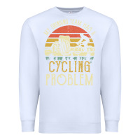 White my drinking team has a cycling problem cotton t shirt funny dad gift c Premium Sweatshirt - longCreatives