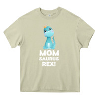 Mossy Mommy Saurus Rex Mom Mom Gift Dino Heavy Core Tee - Bettercallsaul