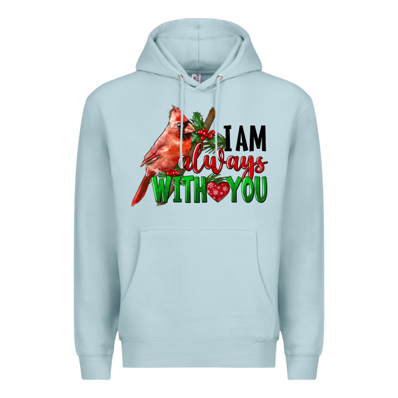 I Am Always With Your Cardinal Bird Premium Hoodie by LillyAllenDesigns | Teevron