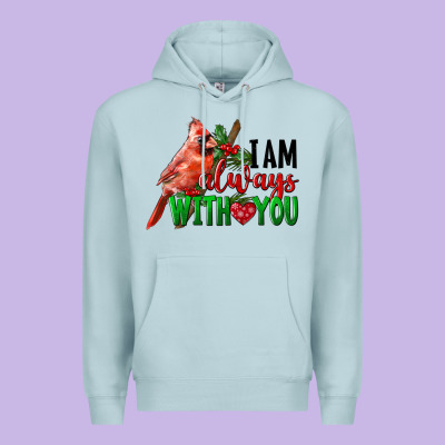 I Am Always With Your Cardinal Bird Premium Hoodie Designed By Lillyallendesigns