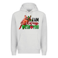Dove Grey I Am Always With Your Cardinal Bird Premium Hoodie - LillyAllenDesigns