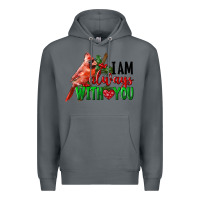 Rock I Am Always With Your Cardinal Bird Premium Hoodie - LillyAllenDesigns