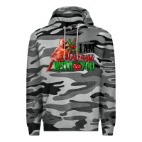 Slate Camo I Am Always With Your Cardinal Bird Premium Hoodie - LillyAllenDesigns