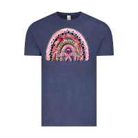 Vintage Denim cancer rainbow Vintage Tee - CowGirlArtShop