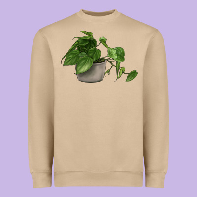 Philodendron Heavyweight Sweatshirt Designed By Lillyallendesigns