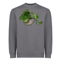 Storm Philodendron Heavyweight Sweatshirt - LillyAllenDesigns