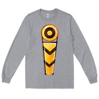 Heather Grey marker chain fa element Long Sleeve Tee - FaDigitalArtStudio