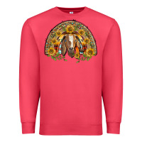 Cardinal Western Leopard Sunflower Goat Rainbow Premium Sweatshirt - BarkalooDesign
