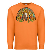 Carrot Western Leopard Sunflower Goat Rainbow Premium Sweatshirt - BarkalooDesign