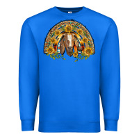 True Royal Western Leopard Sunflower Goat Rainbow Premium Sweatshirt - BarkalooDesign