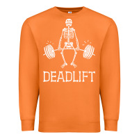 Carrot deadlift funny halloween skeleton weight lifting workout Premium Sweatshirt - longCreatives