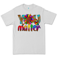Dove Grey LGBTQ+ you matter with leopard Premium Tee - NancyCooperArtShop