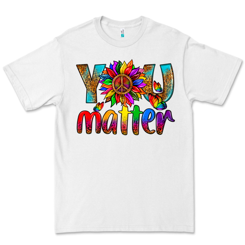 Lgbtq+ You Matter With Leopard Premium Tee by NancyCooperArtShop | Teevron