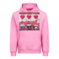 Fuchsia Pink v.d 3 gnomes and hearts Urban Hoodie - AdoDesignShop