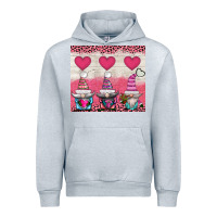 Heather Grey v.d 3 gnomes and hearts Urban Hoodie - AdoDesignShop