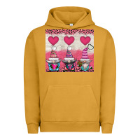 Pigment Peanut Butter v.d 3 gnomes and hearts Urban Hoodie - AdoDesignShop