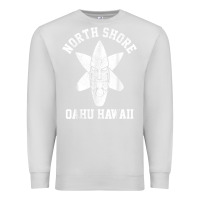 Dove Grey Oahu Hawaii North Shore Surf Beach Surfing Surfer Gift Premium Sweatshirt - longCreatives