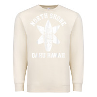 Sandshell Oahu Hawaii North Shore Surf Beach Surfing Surfer Gift Premium Sweatshirt - longCreatives