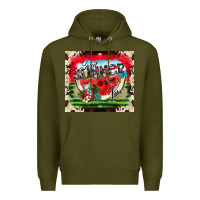 Army Green Sweet Summer Time Premium Hoodie - CowhideDigitalArt