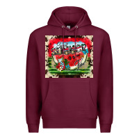 Burgundy Sweet Summer Time Premium Hoodie - CowhideDigitalArt