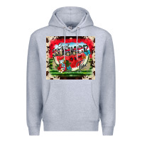 Heather Grey Sweet Summer Time Premium Hoodie - CowhideDigitalArt