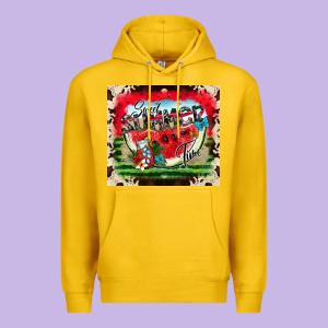Sweet Summer Time Premium Hoodie Designed By Cowhidedigitalart