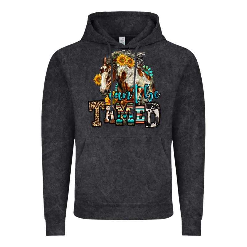 Can't Be Tamed Horse Vintage Hoodie by OliviaCreatesArt | Teevron