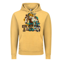 Vintage Mustard can't be tamed horse Vintage Hoodie - OliviaCreatesArt