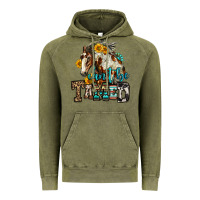 Vintage Olive can't be tamed horse Vintage Hoodie - OliviaCreatesArt