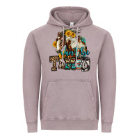 Vintage Zinc can't be tamed horse Vintage Hoodie - OliviaCreatesArt