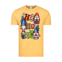 Vintage Mustard ho ho ho gnomes Vintage Tee - CowGirlArtShop