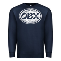 Navy Outer Banks North Carolina OBX Beach Summer Travel Vintage Birthday Premium Sweatshirt - longCreatives
