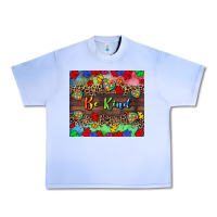 Grape Ice Be kind Urban Heavy Tee - CowGirlArtShop
