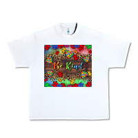 White Be kind Urban Heavy Tee - CowGirlArtShop
