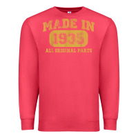 Cardinal Made in 1935 87th Birthday Gifts 87 Year old Birthday T-Shirt Premium Sweatshirt - longCreatives