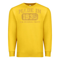 Lemon Made in 1935 87th Birthday Gifts 87 Year old Birthday T-Shirt Premium Sweatshirt - longCreatives