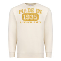 Made In 1935 87th Birthday Gifts 87 Year Old Birthday T-shirt Premium Sweatshirt | Teevron