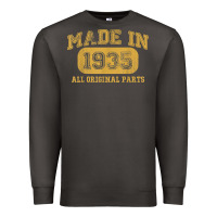 Smoke Made in 1935 87th Birthday Gifts 87 Year old Birthday T-Shirt Premium Sweatshirt - longCreatives