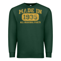 Sports Green Made in 1935 87th Birthday Gifts 87 Year old Birthday T-Shirt Premium Sweatshirt - longCreatives