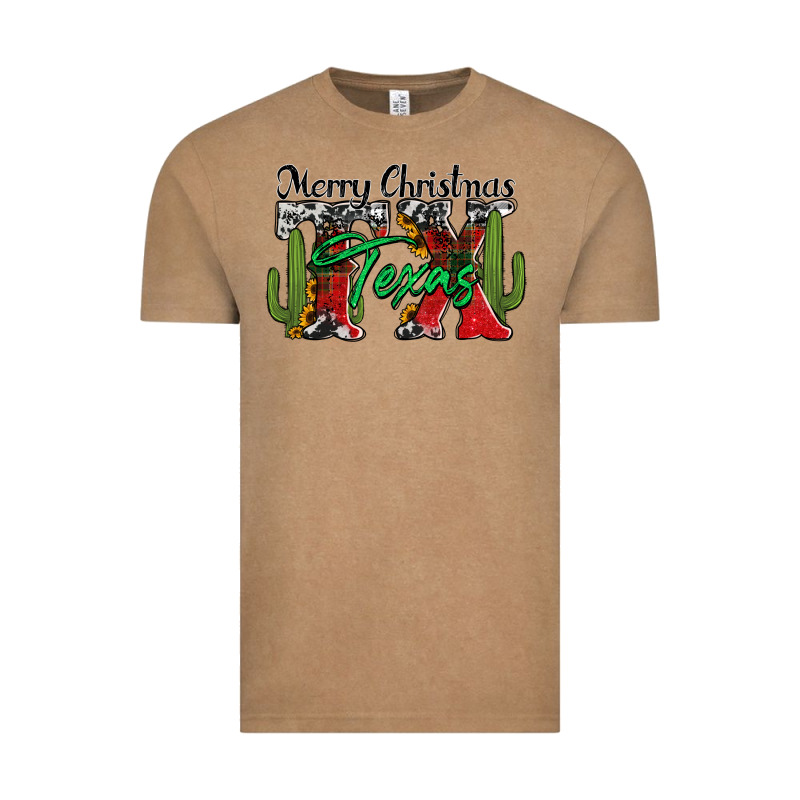 Merry Christmas Tx Texas Vintage Tee by Jasminsmagicworld | Teevron