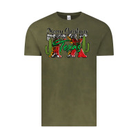 Vintage Olive merry christmas tx texas Vintage Tee - Jasminsmagicworld