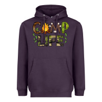 Plum camp life Heavyweight Hoodie - BarkalooDesign
