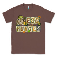 Chestnut Egg hunter with plate letters Easter Day Classic Tee - HowdyJamesFarm