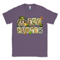 Lavender Egg hunter with plate letters Easter Day Classic Tee - HowdyJamesFarm