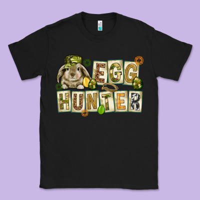 Egg Hunter With Plate Letters Easter Day Classic Tee Designed By Howdyjamesfarm