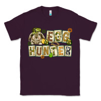 Plum Egg hunter with plate letters Easter Day Classic Tee - HowdyJamesFarm